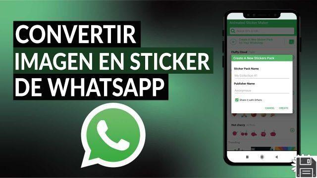 Convertir foto imagen sticker whatsapp