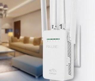 Cobertura Wi-Fi de larga distancia y alcance extendido