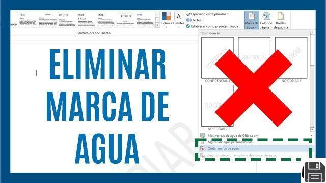 Remover palavra de marca d'água