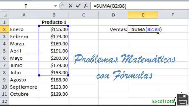 problemas de excel