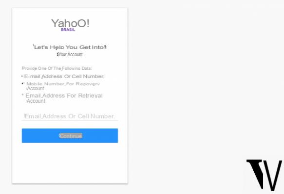 Como recuperar a senha do yahoo