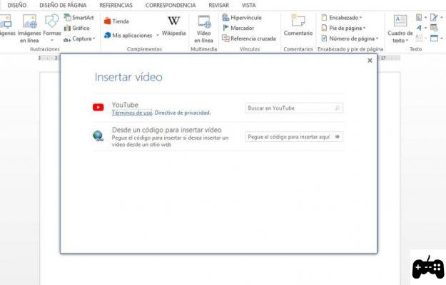 Insertar video documento